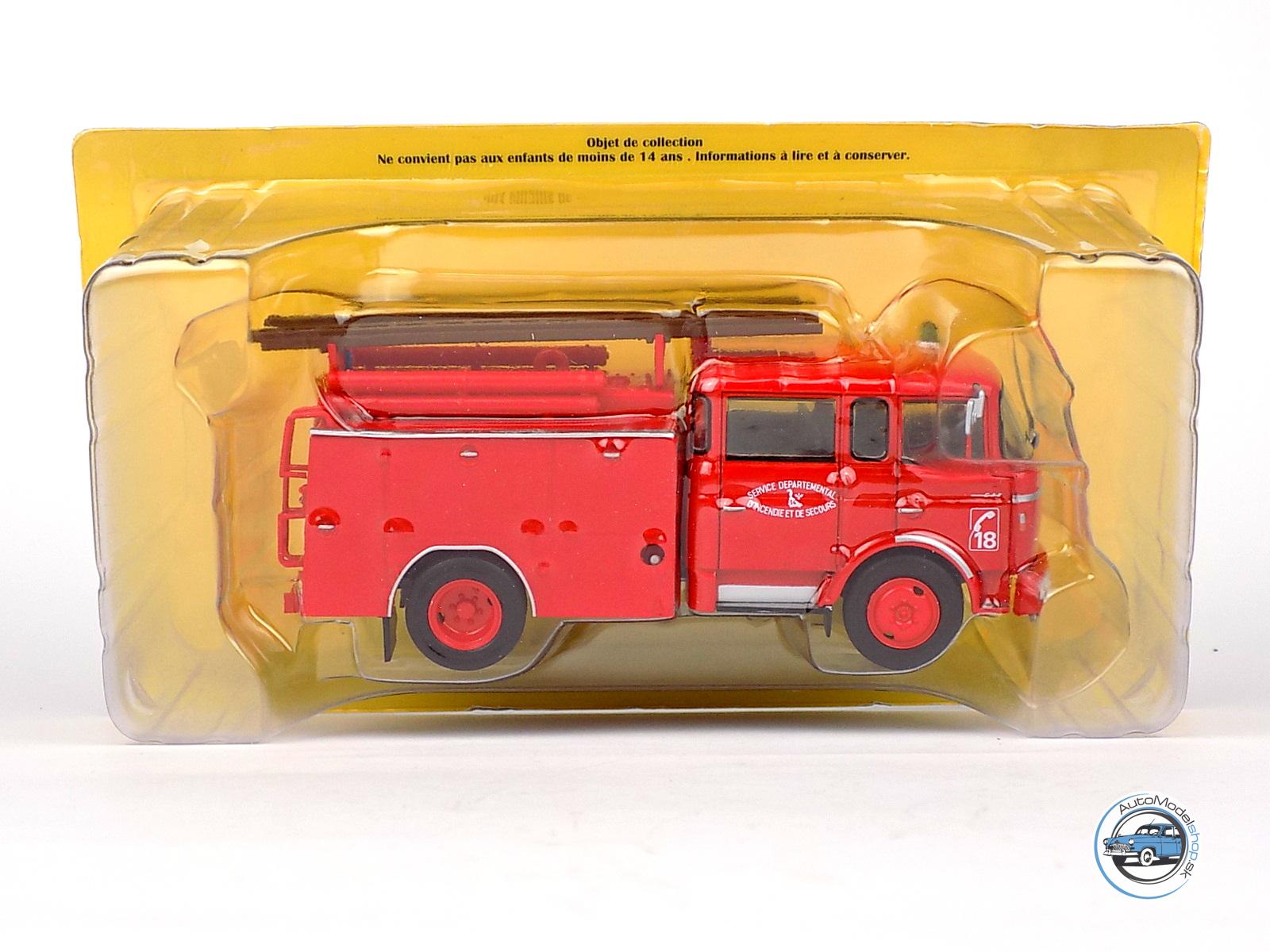 BERLIET FPT GAK 20H CISTERNA - HASIČI 1960 - 1:43 Hachette - Image 4