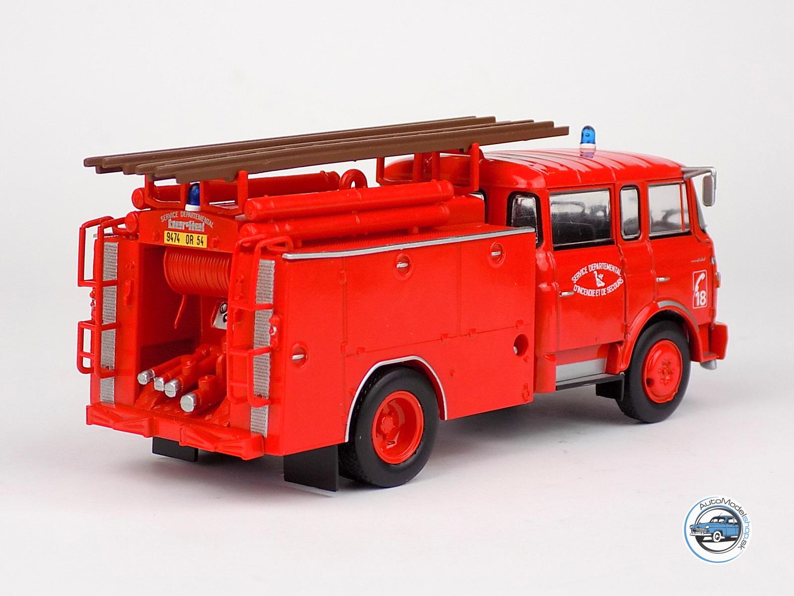 BERLIET FPT GAK 20H CISTERNA - HASIČI 1960 - 1:43 Hachette - Image 3