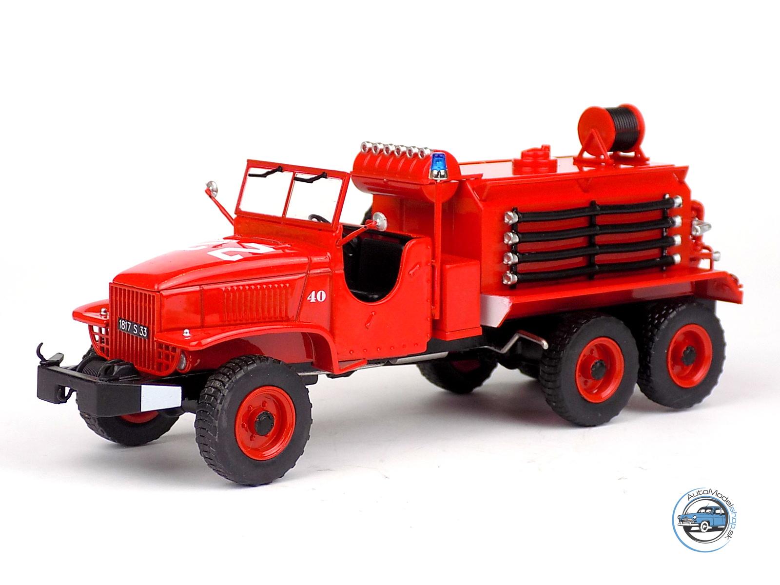 GMC CCKW 353 HORSKÝ ŠPECIAL - HASIČI 1960 - 1:43 Hachette