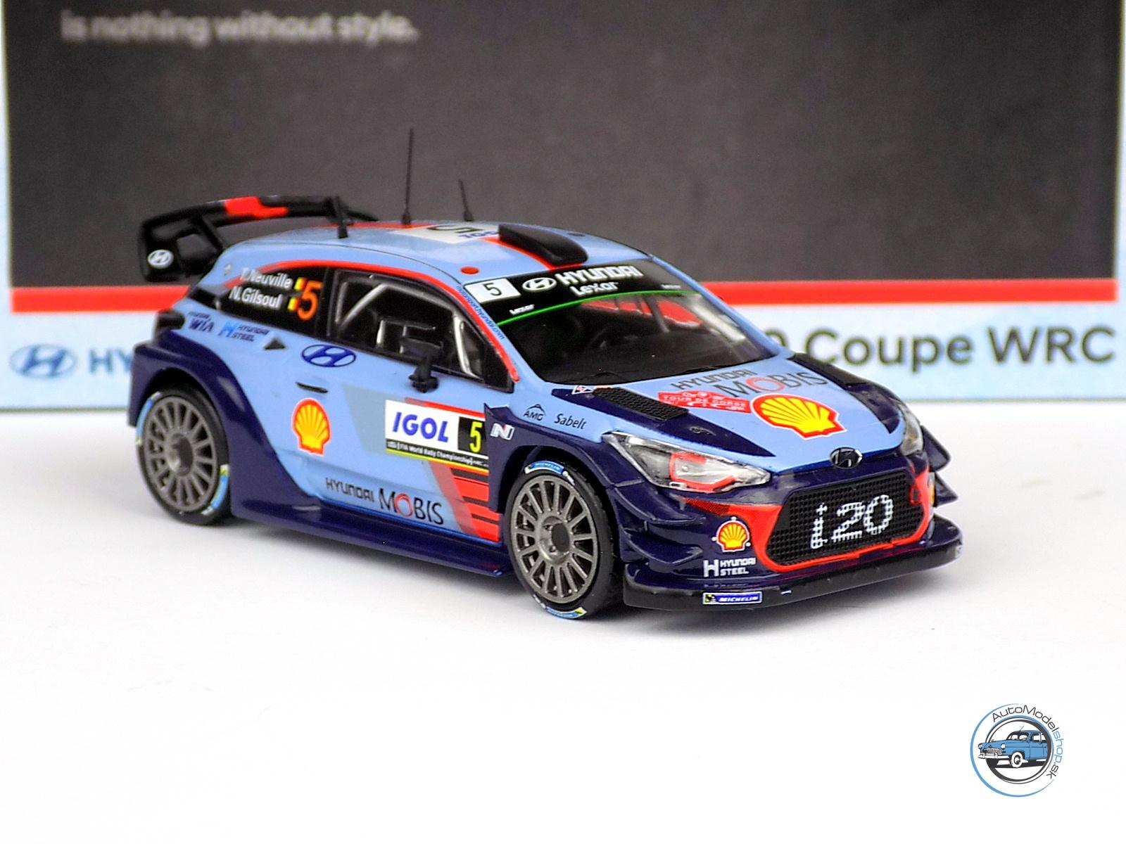 HYUNDAI i20 Coupe WRC #5 víťaz Rallye Tour de Corse 2017 Neuville & Gilsoul 1:43 - Image 4