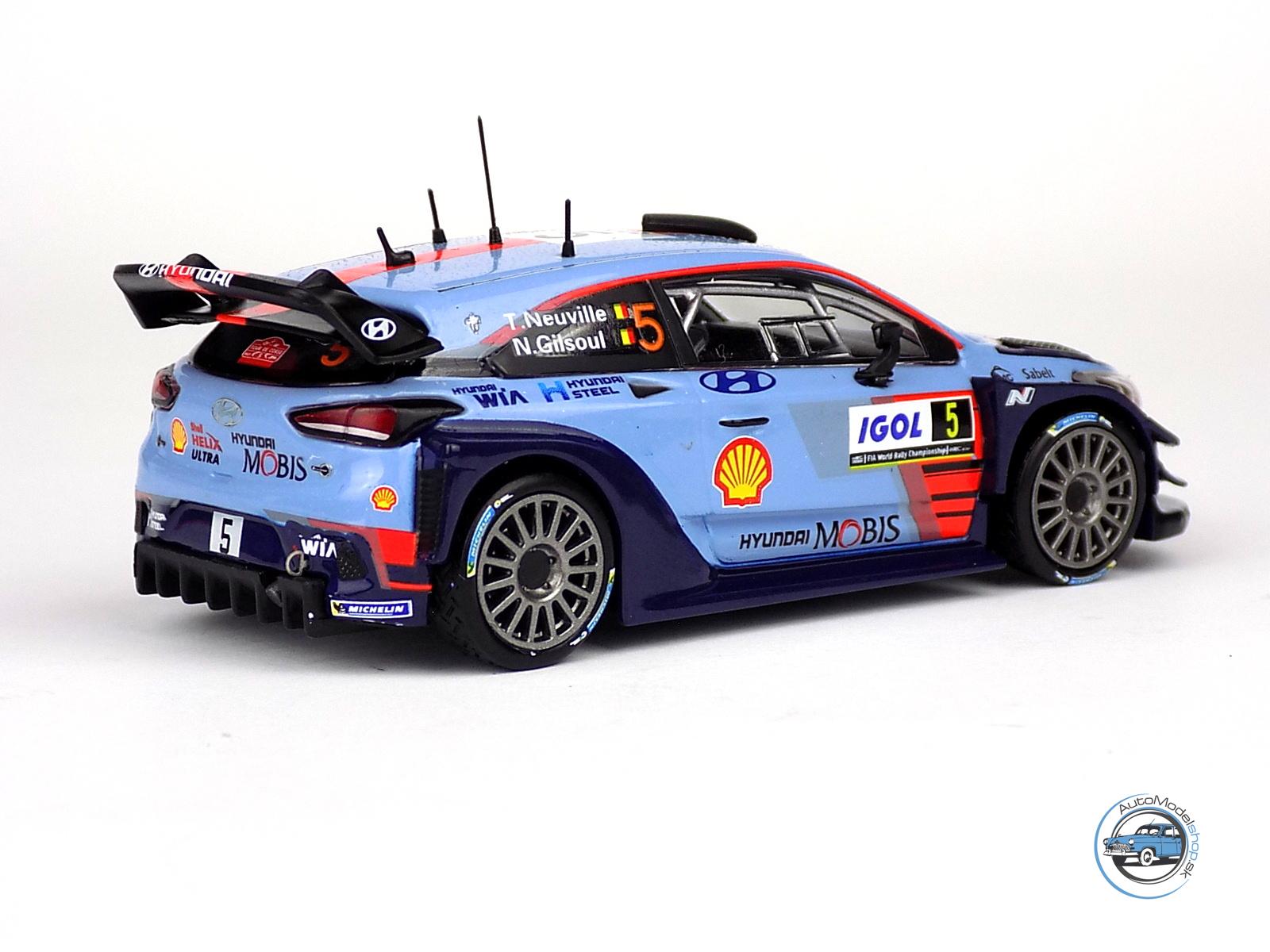 HYUNDAI i20 Coupe WRC #5 víťaz Rallye Tour de Corse 2017 Neuville & Gilsoul 1:43 - Image 3