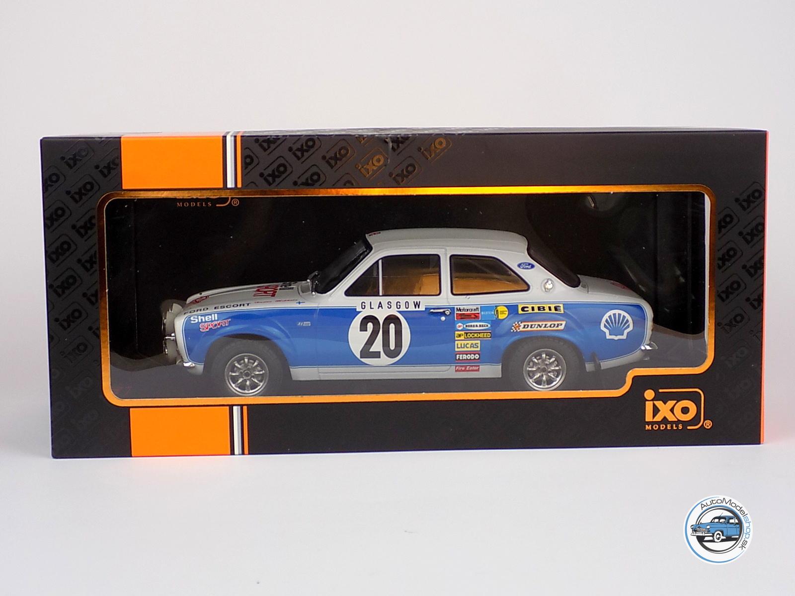 FORD ESCORT MKI RS 1600 (night version) N 20 RALLY MONTECARLO 1973 H.MIKKOLA - J.PORTER - 1:18 IXO - Image 4