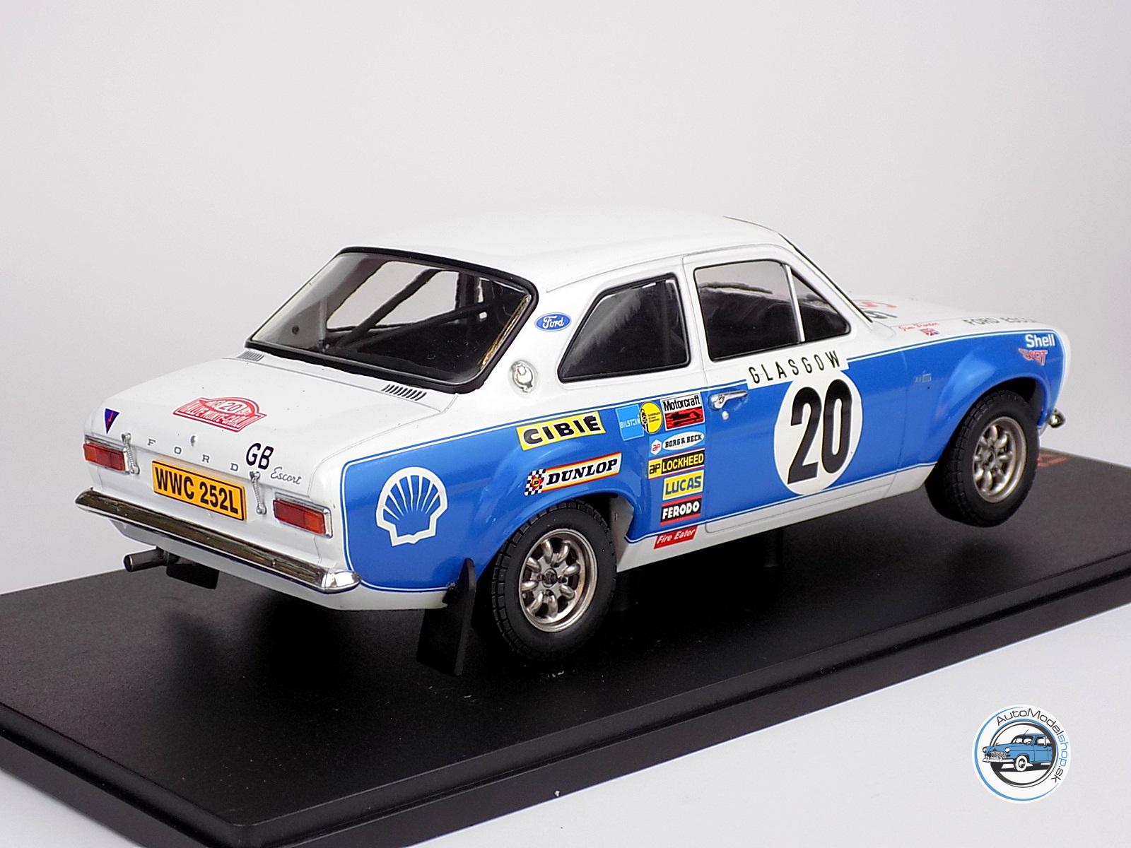 FORD ESCORT MKI RS 1600 (night version) N 20 RALLY MONTECARLO 1973 H.MIKKOLA - J.PORTER - 1:18 IXO - Image 3