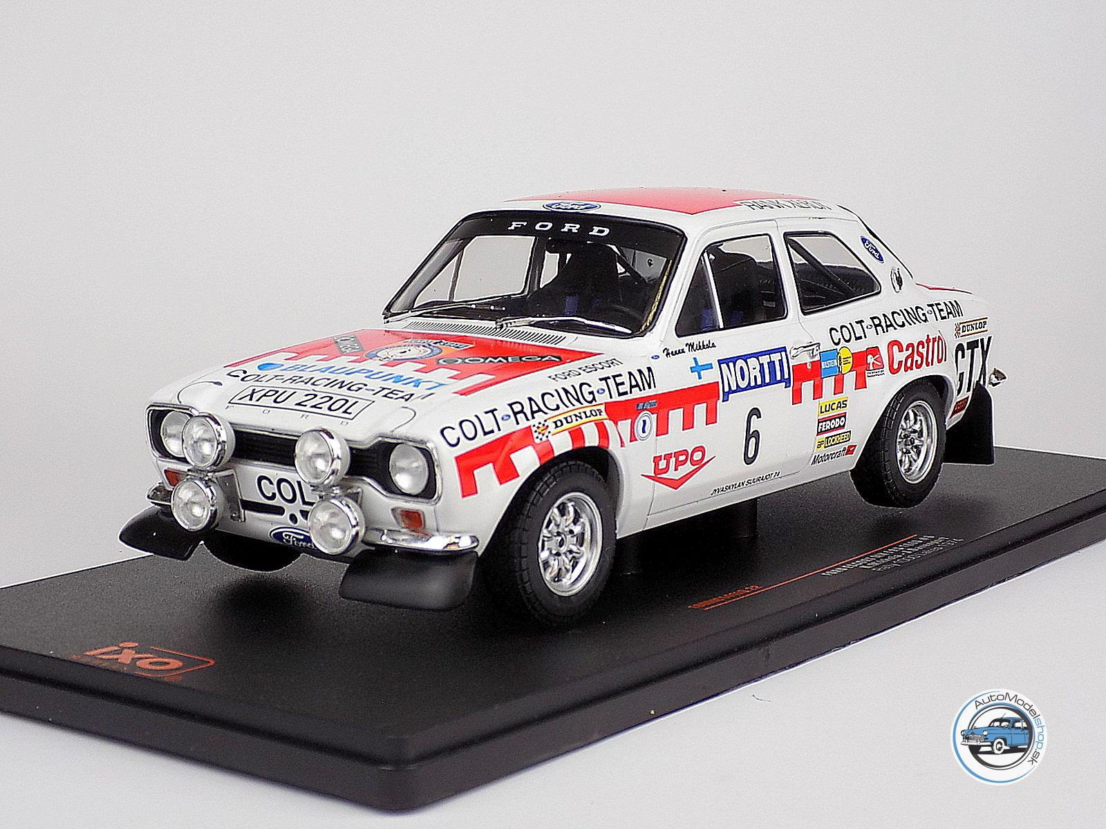 FORD ESCORT MKI RS 1600 (night version) N 6 RALLY 1000 LAKES 1974 H.MIKKOLA - J.DAVENPORT - 1:18 IXO - Image 2