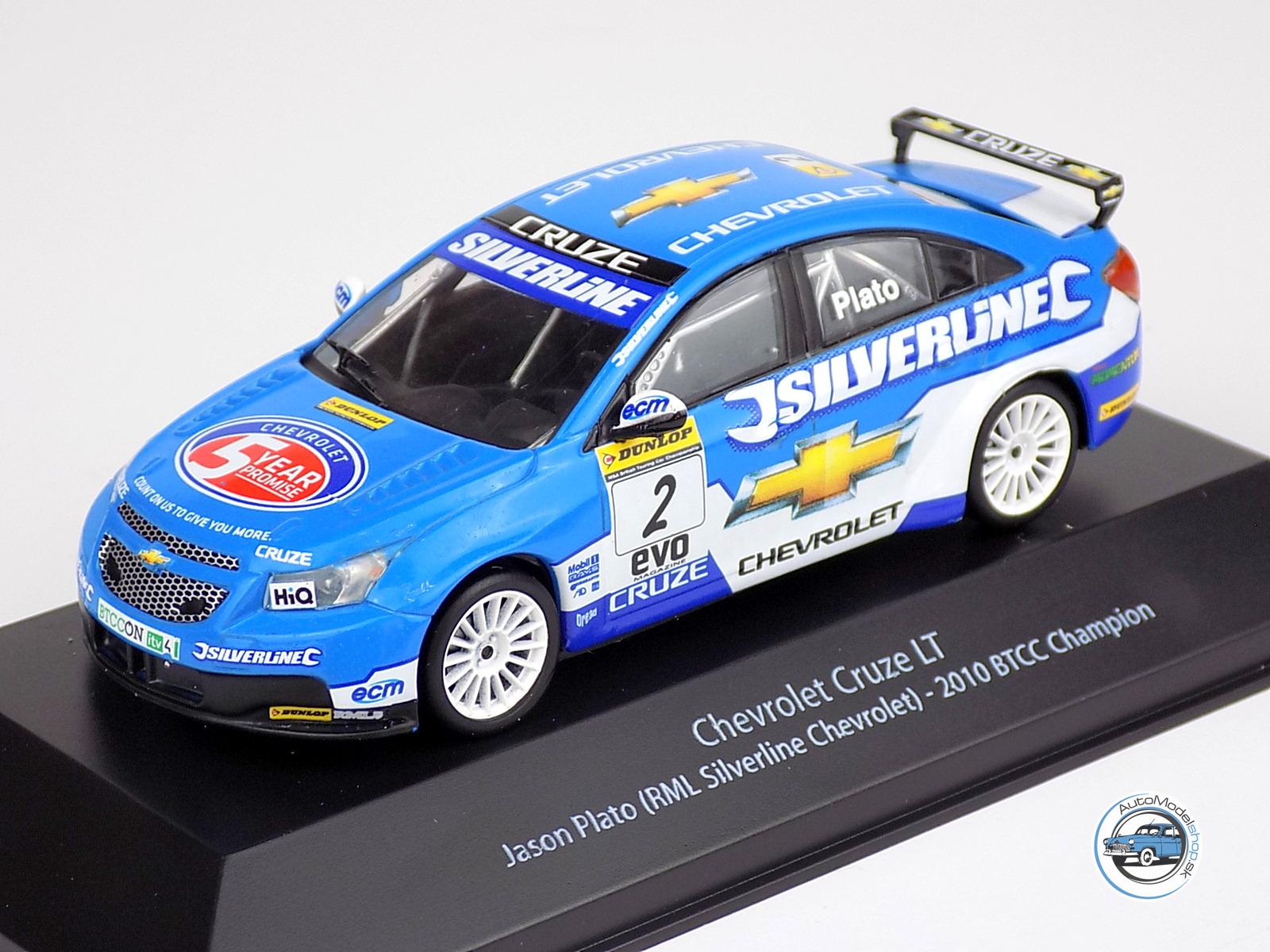 CHEVROLET CRUZE LT TEAM RML SILVERLINE CHEVROLET N 2 ŠAMPIÓN SEZÓNY BTCC 2010 JASON PLATO - 1:43 DeA - Image 2