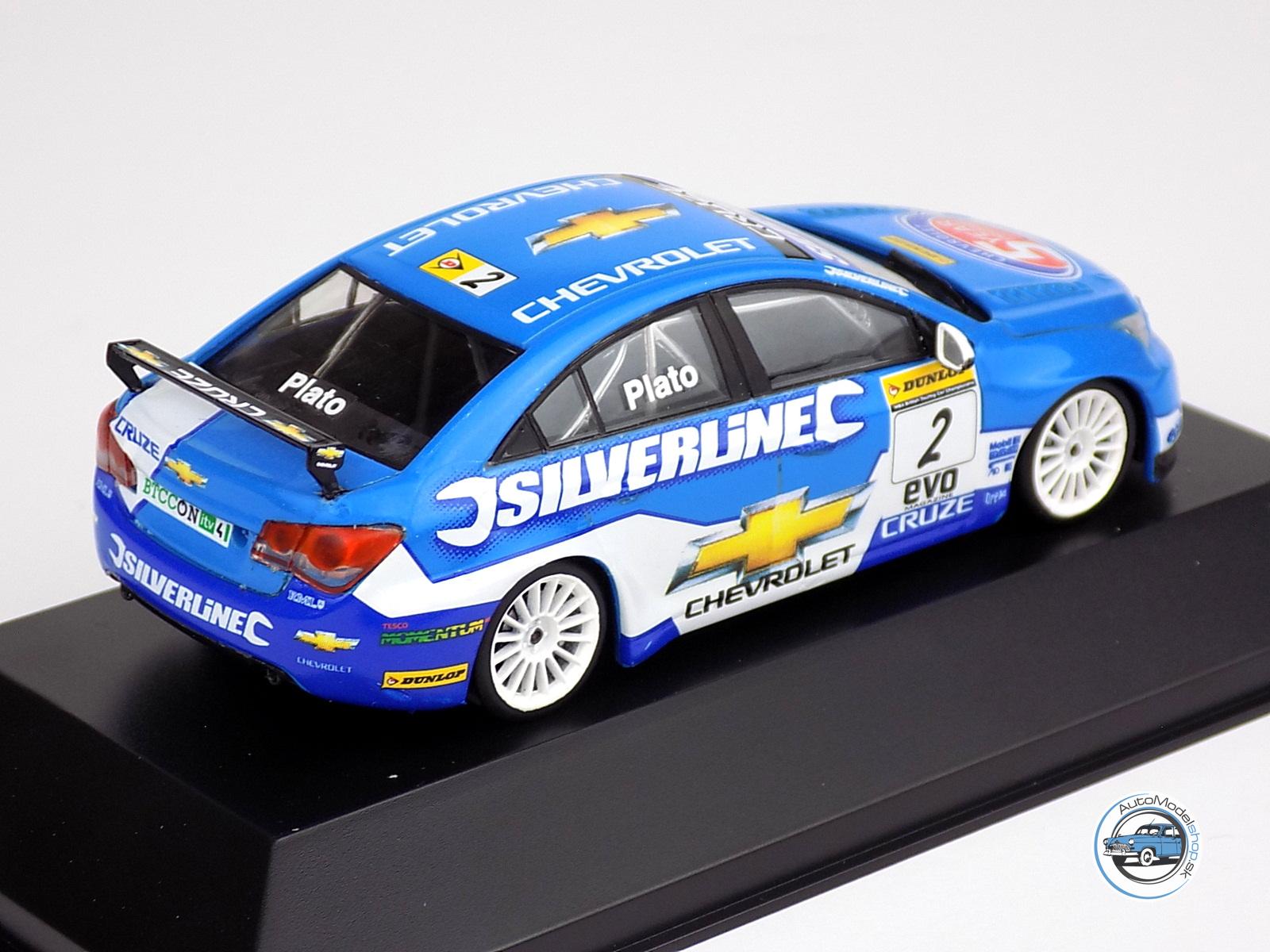 CHEVROLET CRUZE LT TEAM RML SILVERLINE CHEVROLET N 2 ŠAMPIÓN SEZÓNY BTCC 2010 JASON PLATO - 1:43 DeA - Image 3