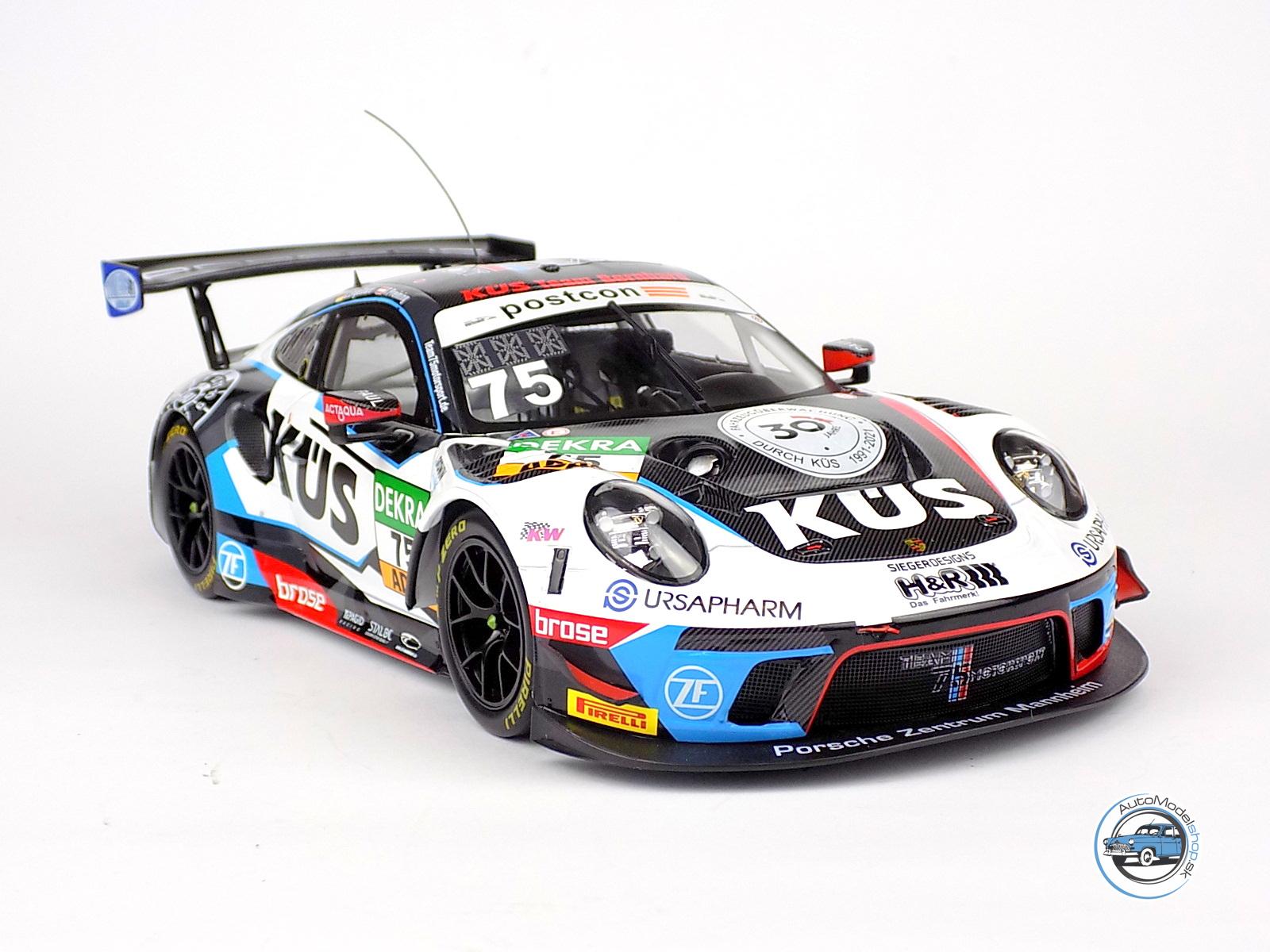 PORSCHE 911 991 GT3 R TEAM KUS 75 BERNHARD N 75 ADAC GT MASTERS 2021 C.ENGELHART - T.PREINING - 1:18 IXO - Image 4