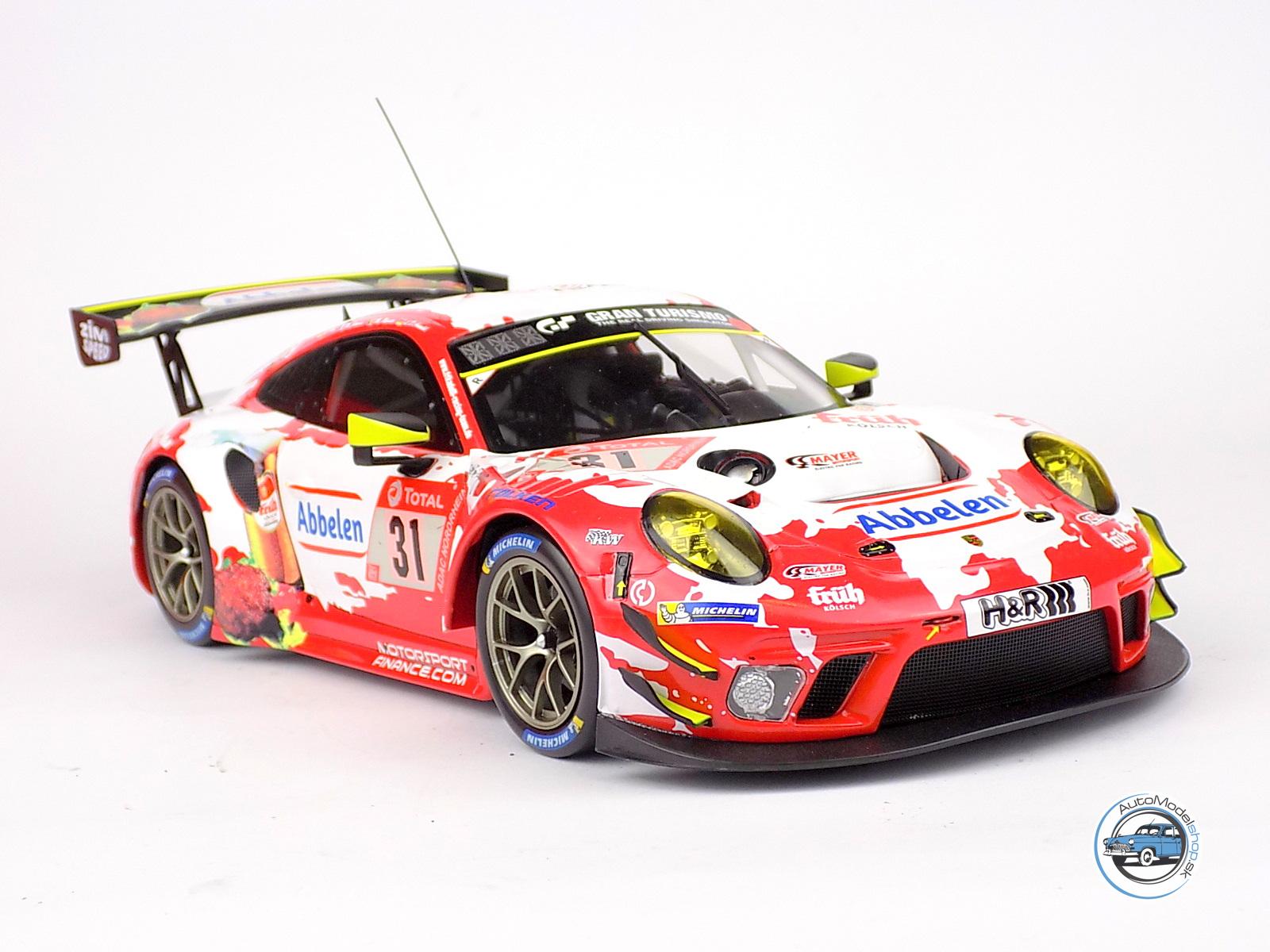 PORSCHE 911 991-2 GT3 R TEAM FRIKARELLI RACING N 31 24h NURBURGRING 2020 LANCE DAVID ARNOLD - MATHIEU JAMINET - LARS KERN - MAXIME MARTIN - 1:18 IXO - Image 4