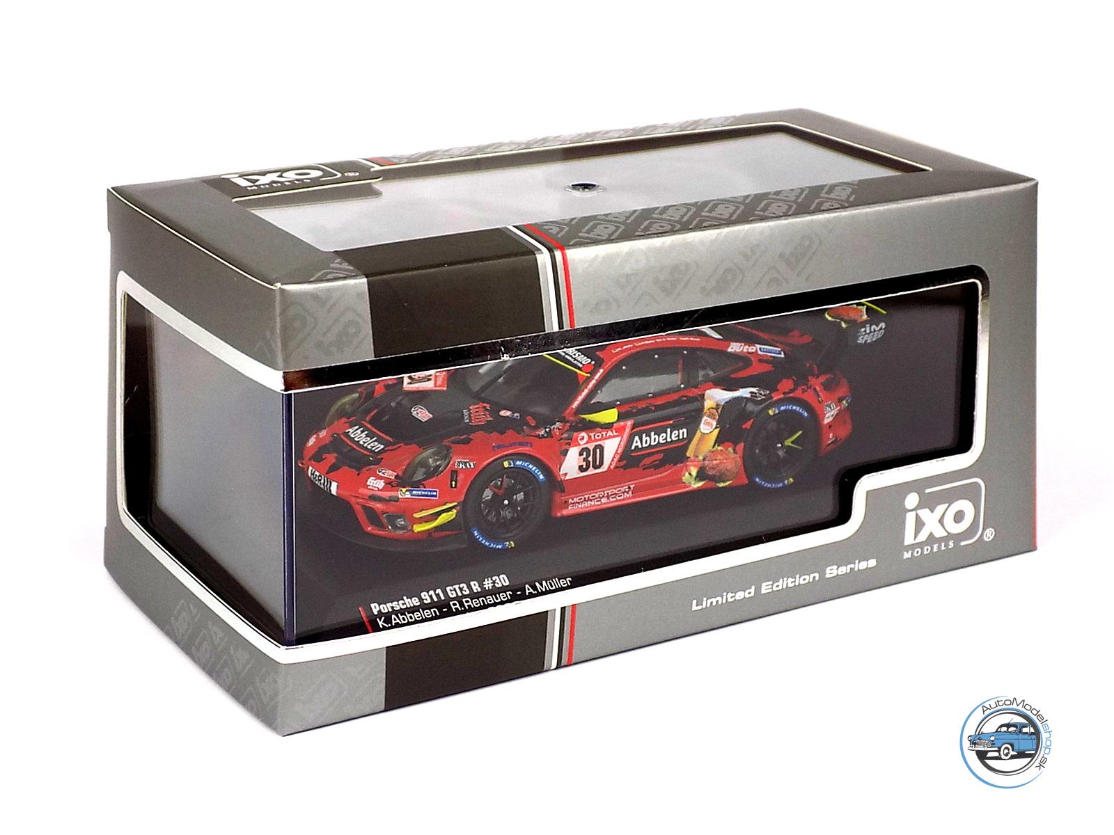 PORSCHE 911 991-2 GT3 R TEAM FRIKADELLI RACING N 30 24h NURBURGRING 2020 K.ABBELEN - A.MULLER - R.RENAUER - N.SIEDLER - 1:43 IXO - Image 4