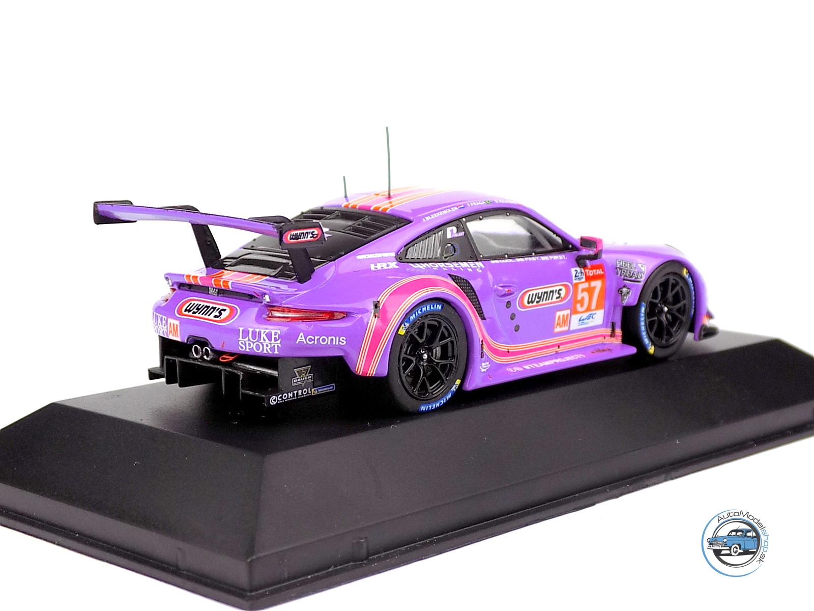 PORSCHE 911 991 RSR 4.0L TEAM PROJECT-1 N 57 24h LE MANS 2020 J.BLEEKEMOLEN - F.FRAGA - B.KEATING -  1:43 IXO - Image 3