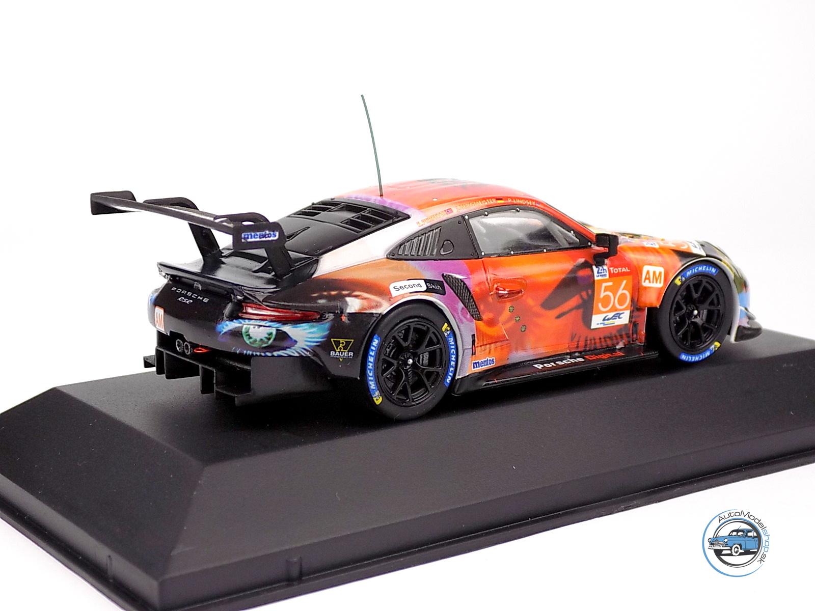 PORSCHE 911 991 RSR TEAM PROJEKT N 56 VÍŤAZ LMGTE AM CLASS 24h LE MANS 2019 J.BERGMEISTER - P.LINDSEY - E.PERFETTI - 1:43 IXO - Image 3