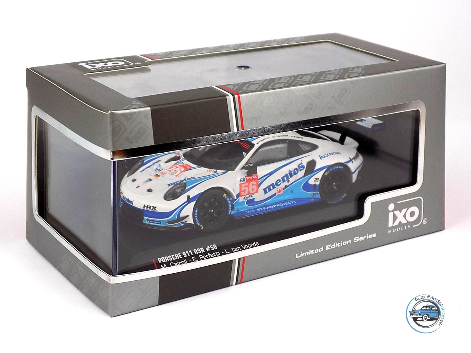 PORSCHE 911 991-2 RSR 4.0L TEAM PROJECT 1 N 56 24h LE MANS 2020 M.CAIROLI - E.PERFETTI - L.TEN VOORDE - 1:43 IXO - Image 4