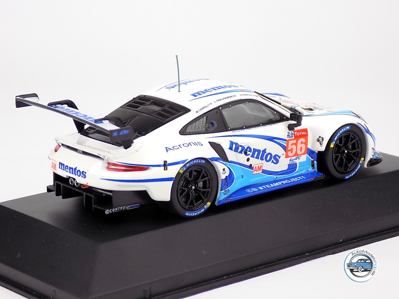 PORSCHE 911 991-2 RSR 4.0L TEAM PROJECT 1 N 56 24h LE MANS 2020 M.CAIROLI - E.PERFETTI - L.TEN VOORDE - 1:43 IXO - Image 3
