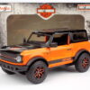 FORD BRONCO CUSTOM HARLEY DAVIDSON 2021 - 1:24 MAISTO