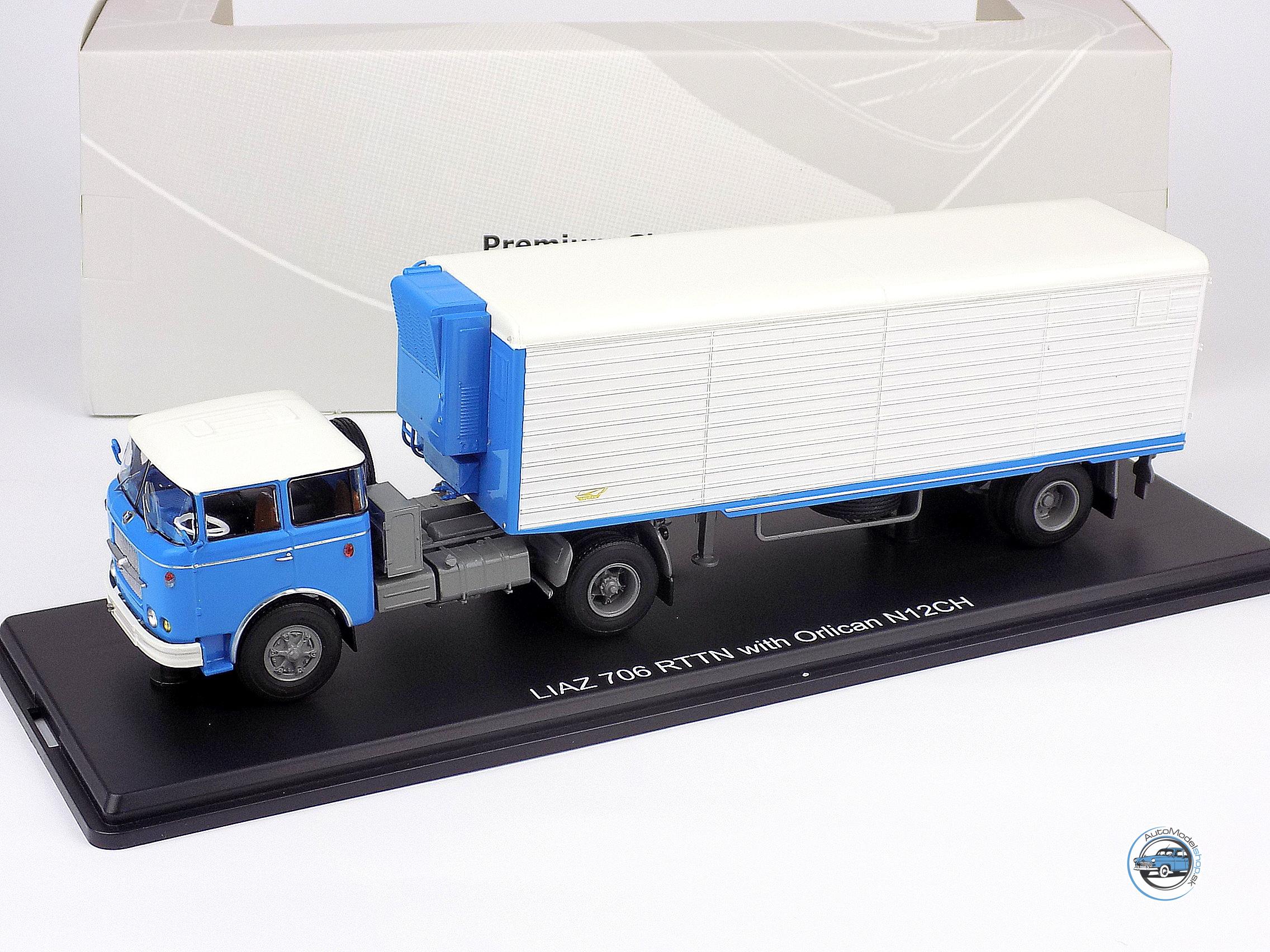 LIAZ 706 RTTN + CHLADIARENSKÝ NÁVES ORLIČAN N12CH 1978 - 1:43 Premium ClassiXXs