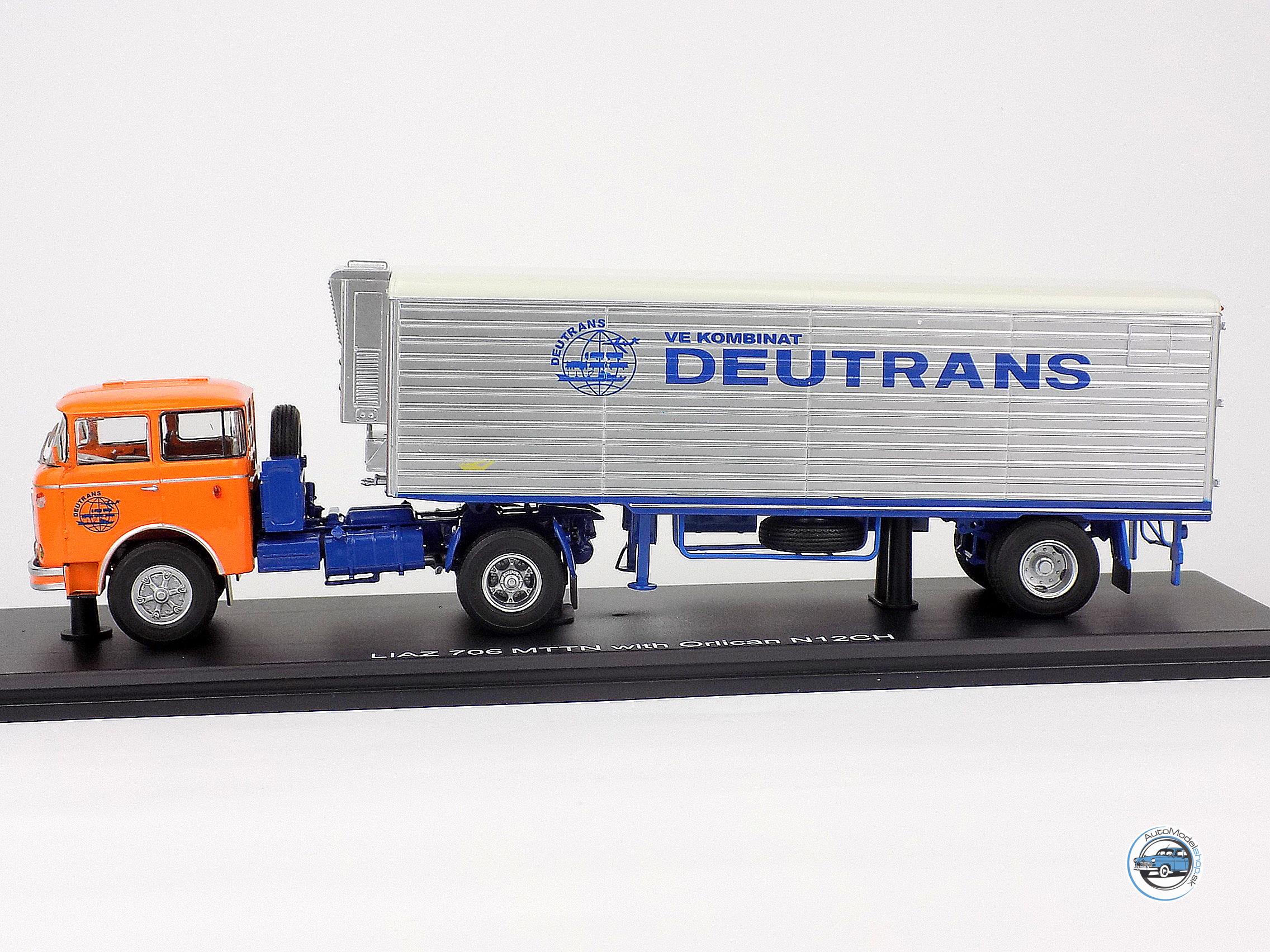 LIAZ 706 MTTN + CHLADIARENSKÝ NÁVES ORLIČAN N12CH DEUTRANS 1978 - 1:43 Premium ClassiXXs - Image 3