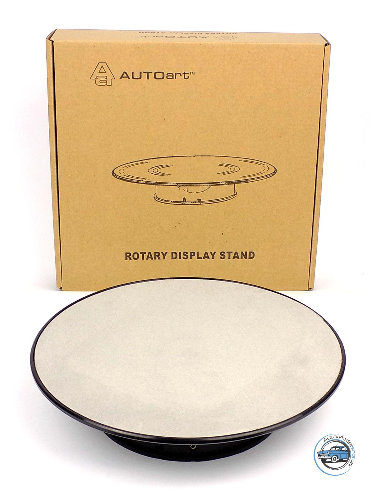 OTOČNÝ ZÁKLADNÝ STOJAN STREDNÝ 25,5cm  - SO SVETLOŠEDÝM POVRCHOM - AUTOART PRÍSLUŠENSTVO - Image 2
