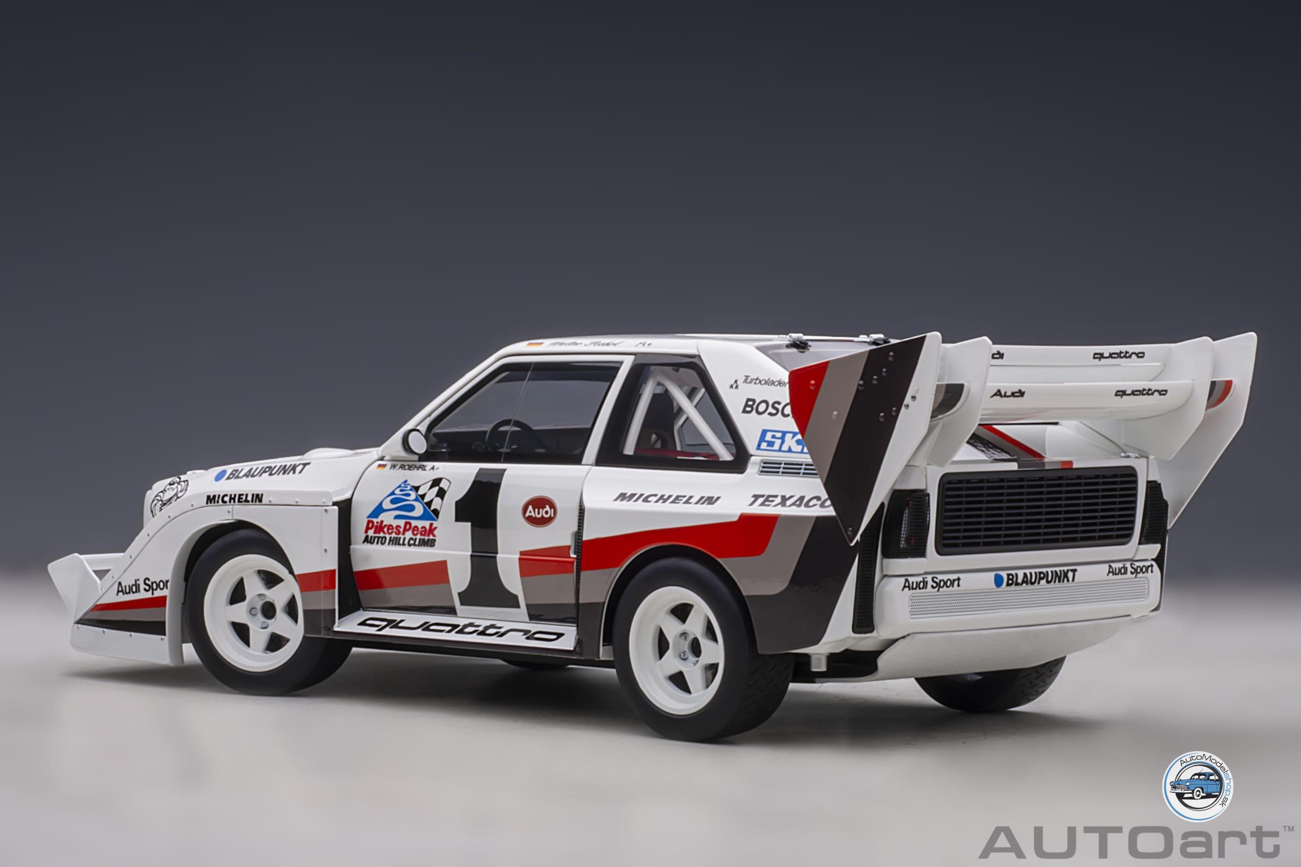 AUDI QUATTRO SPORT S1 N 1 WINNER RALLY PIKES PEAK HILL CLIMB 1987 W.ROHRL - 1:18 AUTOART - Image 2