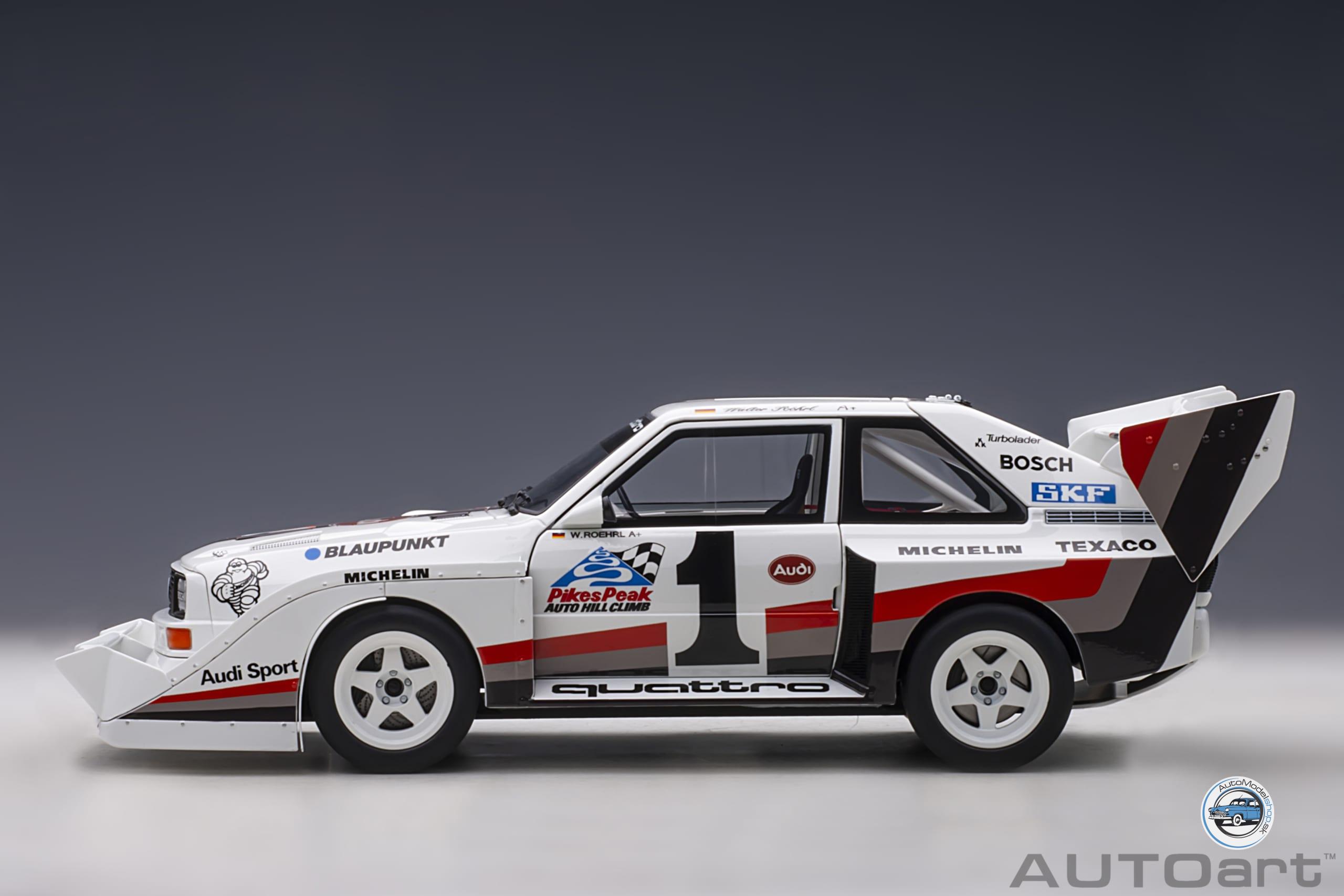 AUDI QUATTRO SPORT S1 N 1 WINNER RALLY PIKES PEAK HILL CLIMB 1987 W.ROHRL - 1:18 AUTOART - Image 3