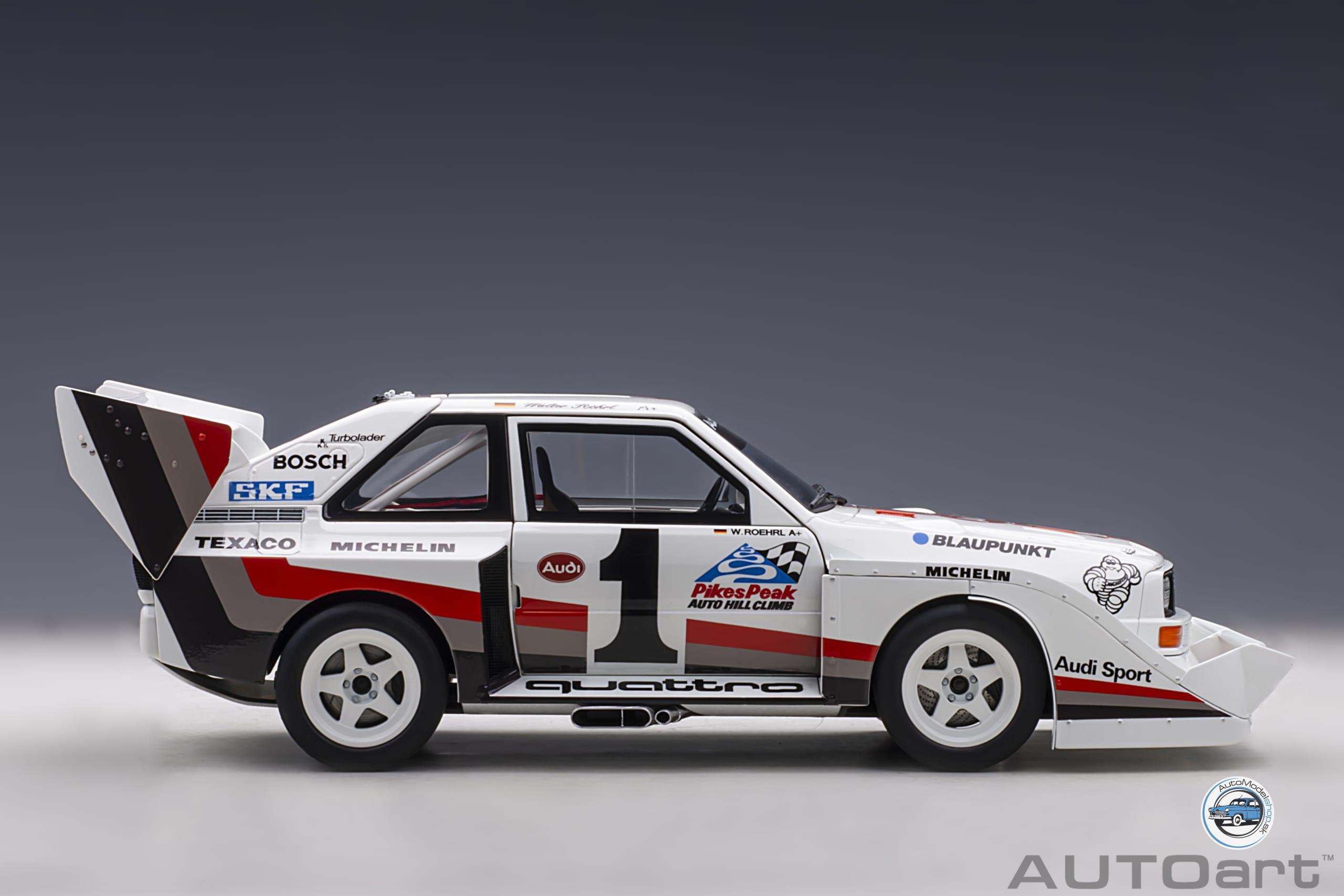 AUDI QUATTRO SPORT S1 N 1 WINNER RALLY PIKES PEAK HILL CLIMB 1987 W.ROHRL - 1:18 AUTOART - Image 4