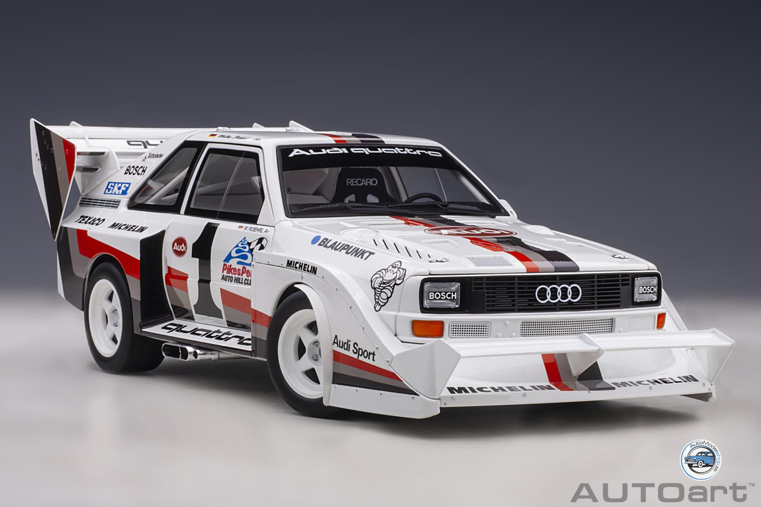AUDI QUATTRO SPORT S1 N 1 WINNER RALLY PIKES PEAK HILL CLIMB 1987 W.ROHRL - 1:18 AUTOART - Image 9