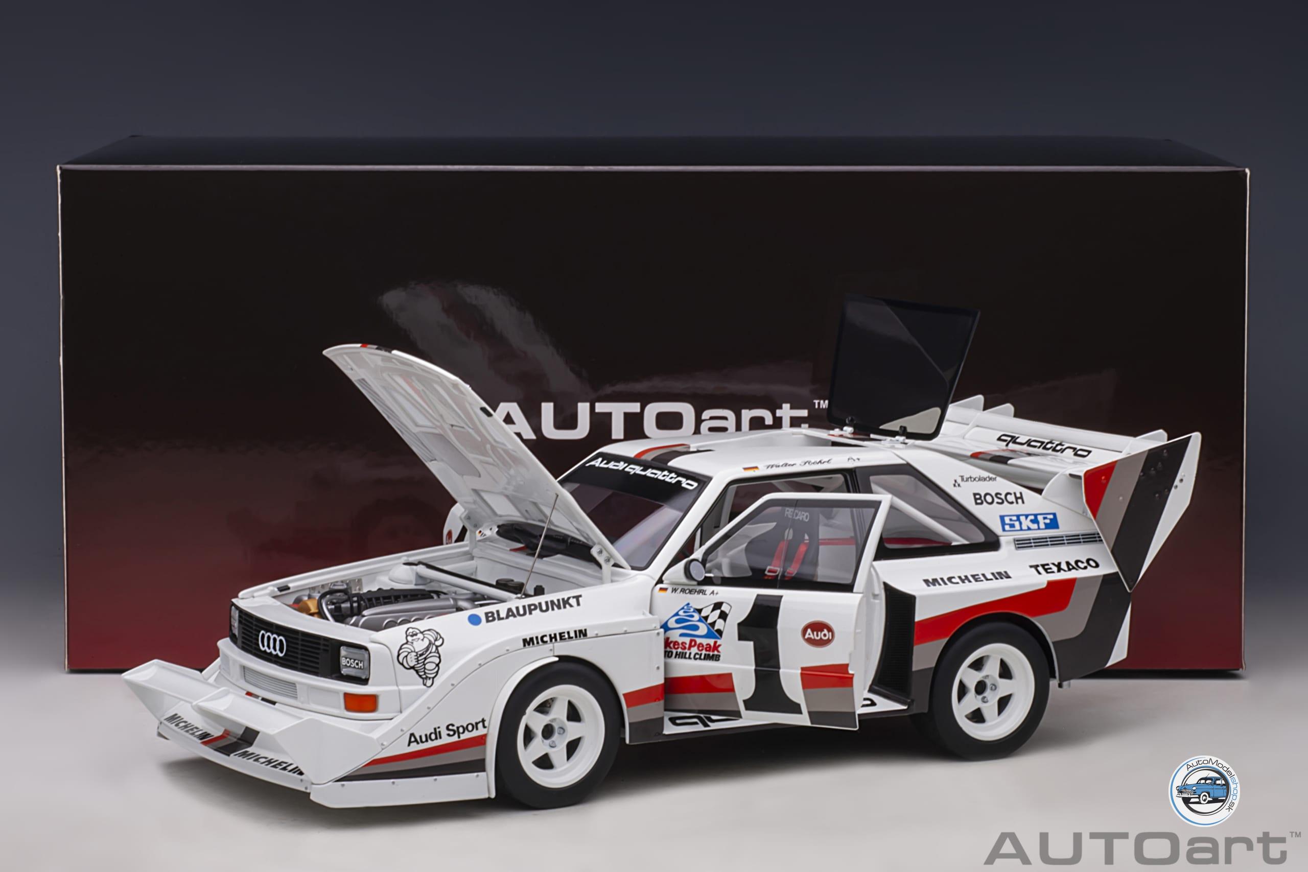 AUDI QUATTRO SPORT S1 N 1 WINNER RALLY PIKES PEAK HILL CLIMB 1987 W.ROHRL - 1:18 AUTOART - Image 20