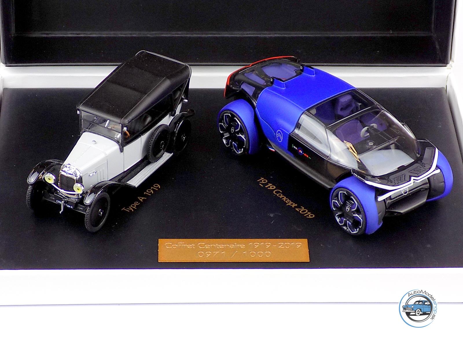 CITROEN SET - 100 ROKOV INOVÁCII - Citroen Typ A 1919 + Citroen Concept 2019 - 1:43 NOREV - Image 5