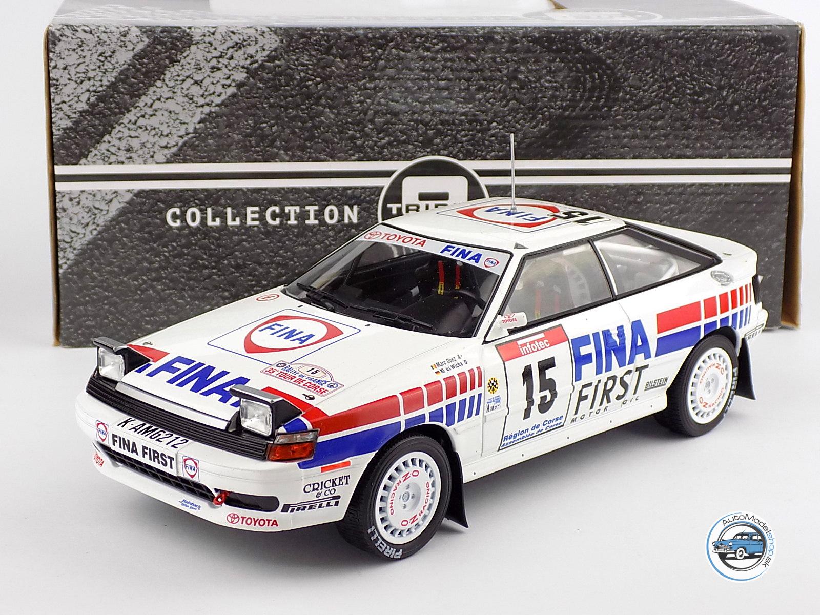 TOYOTA CELICA GT-4 ST165 FINA N 15 RALLY TOUR DE CORSE 1991 M.DUEZ - K.WICHA - 1:18 TRIPLE9