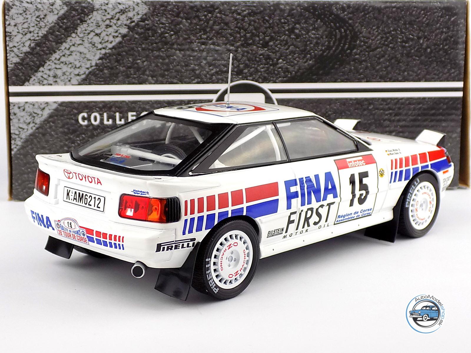 TOYOTA CELICA GT-4 ST165 FINA N 15 RALLY TOUR DE CORSE 1991 M.DUEZ - K.WICHA - 1:18 TRIPLE9 - Image 2
