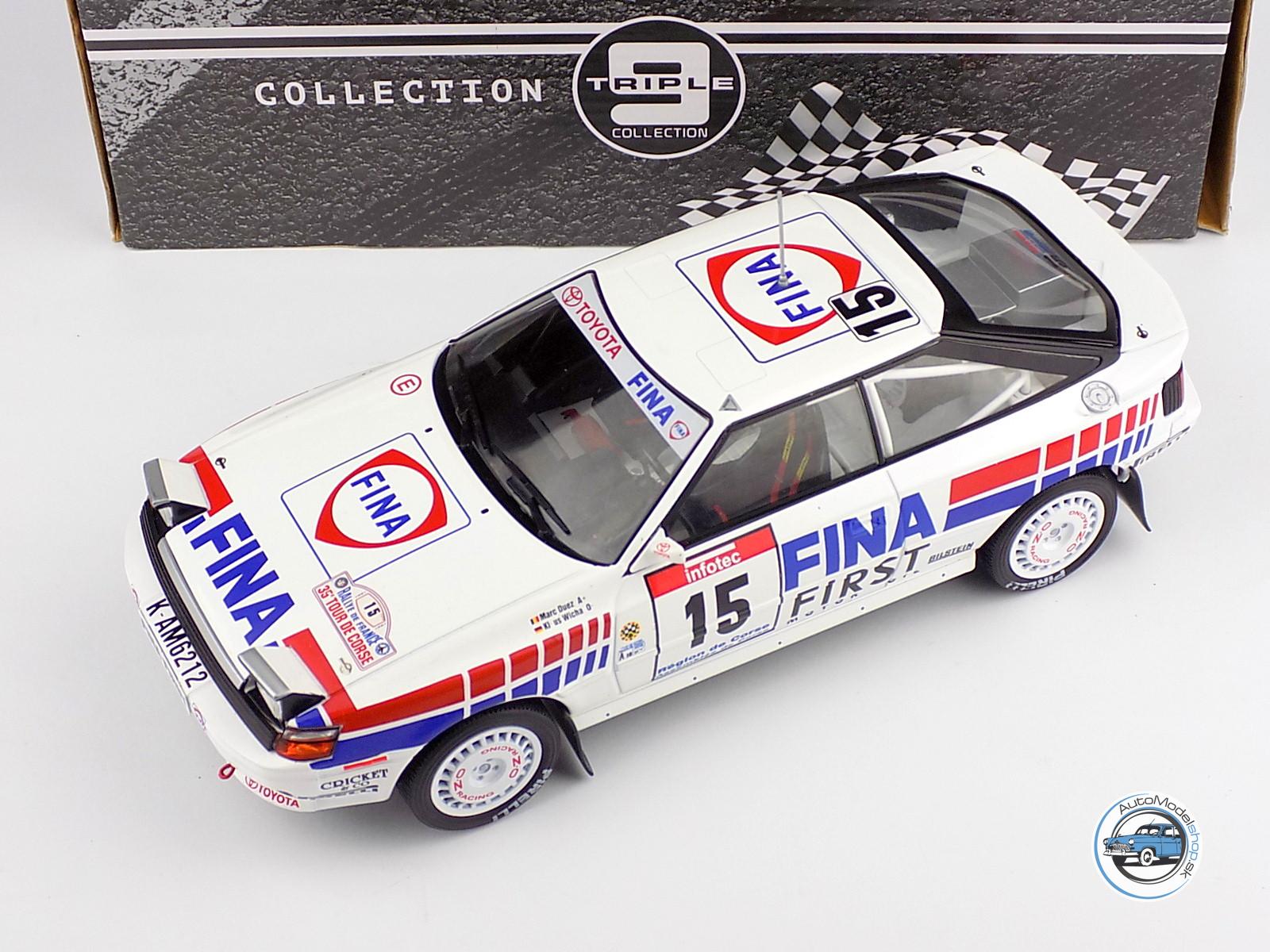 TOYOTA CELICA GT-4 ST165 FINA N 15 RALLY TOUR DE CORSE 1991 M.DUEZ - K.WICHA - 1:18 TRIPLE9 - Image 5