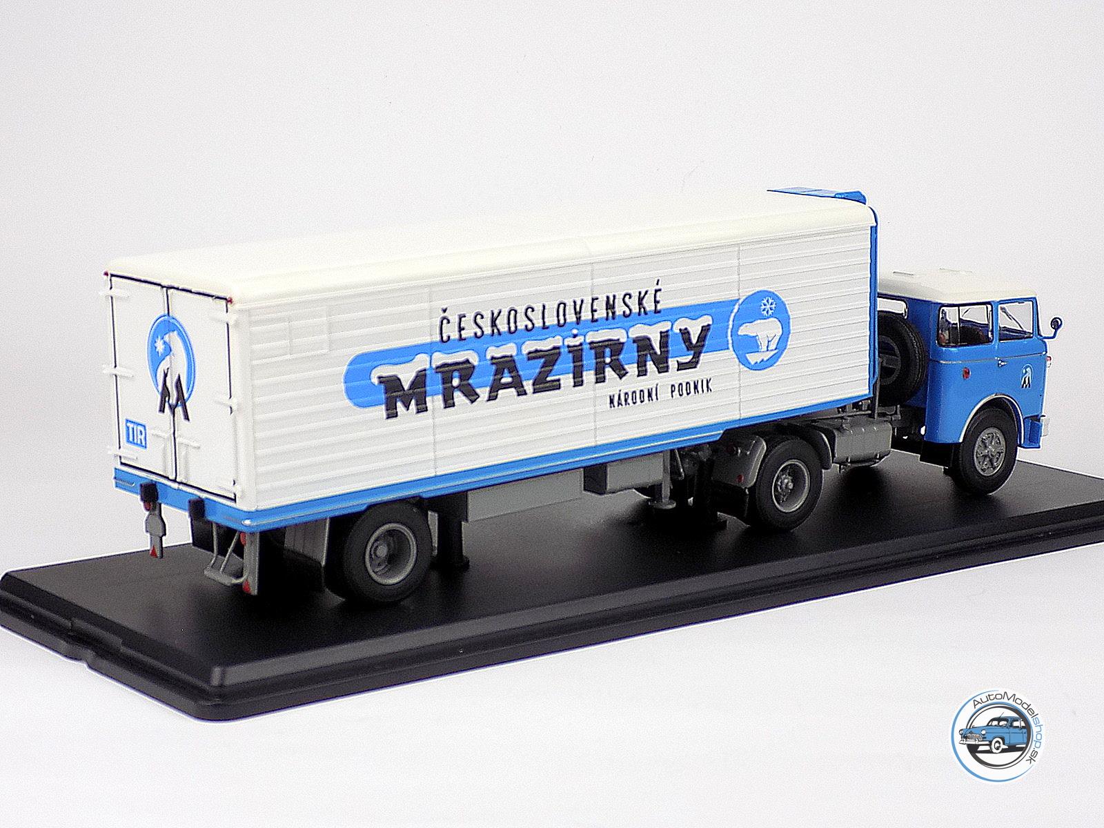 LIAZ 706 RTTN + CHLADIARENSKÝ NÁVES ORLIČAN N12CH 1978  Československé mraziarne  – 1:43 Premium ClassiXXs - Image 4