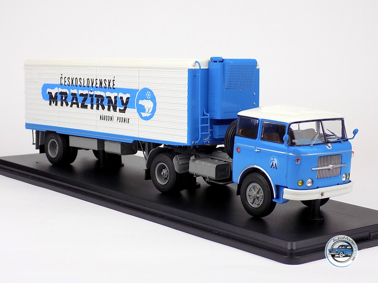 LIAZ 706 RTTN + CHLADIARENSKÝ NÁVES ORLIČAN N12CH 1978  Československé mraziarne  – 1:43 Premium ClassiXXs - Image 5