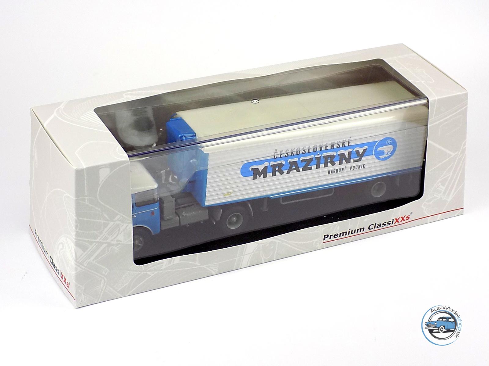 LIAZ 706 RTTN + CHLADIARENSKÝ NÁVES ORLIČAN N12CH 1978  Československé mraziarne  – 1:43 Premium ClassiXXs - Image 6