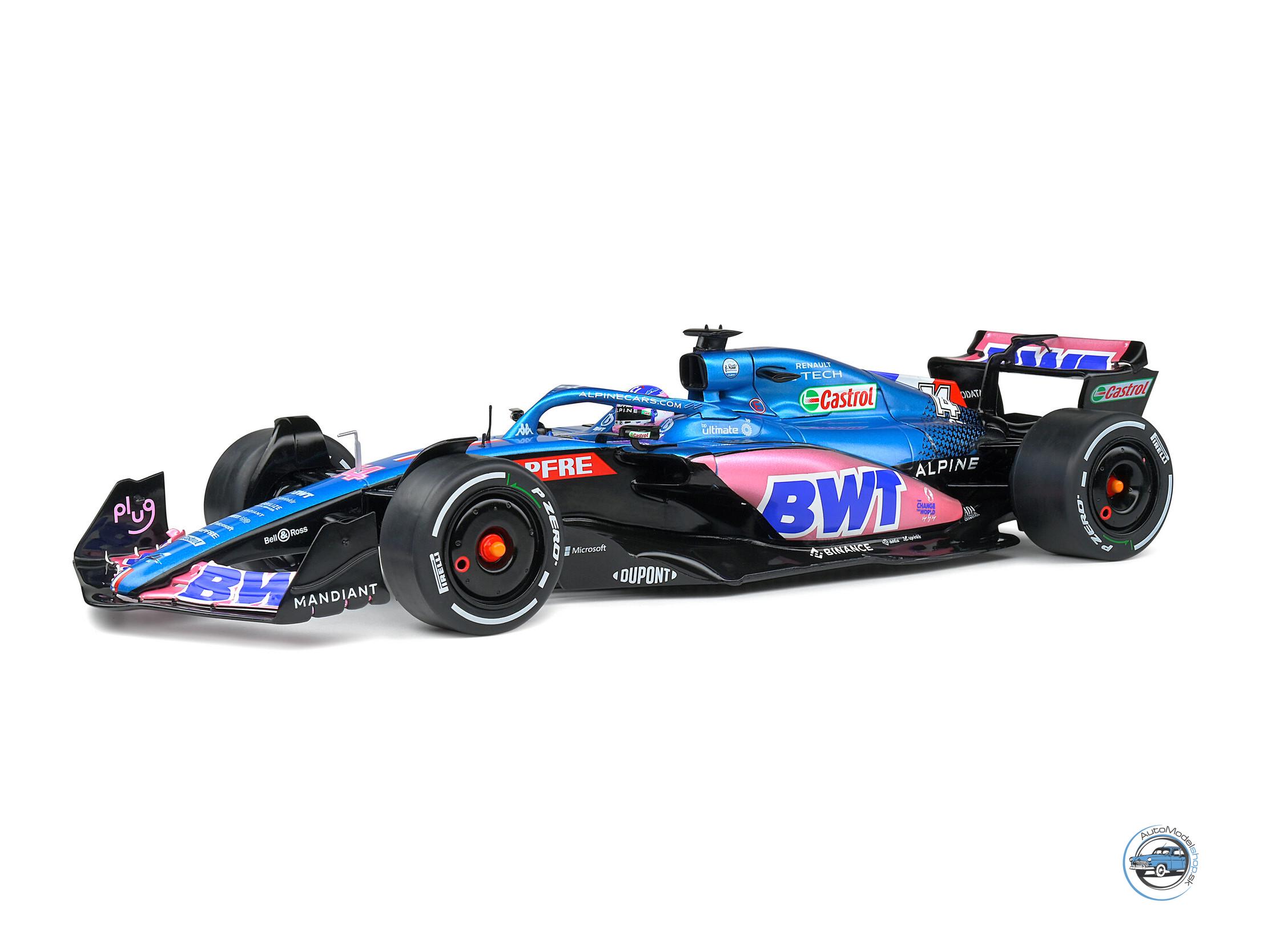 ALPINE F1 A522 TEAM ALPINE BWT #14 MONACO GP 2022 FERNANDO ALONSO - 1:18 SOLIDO