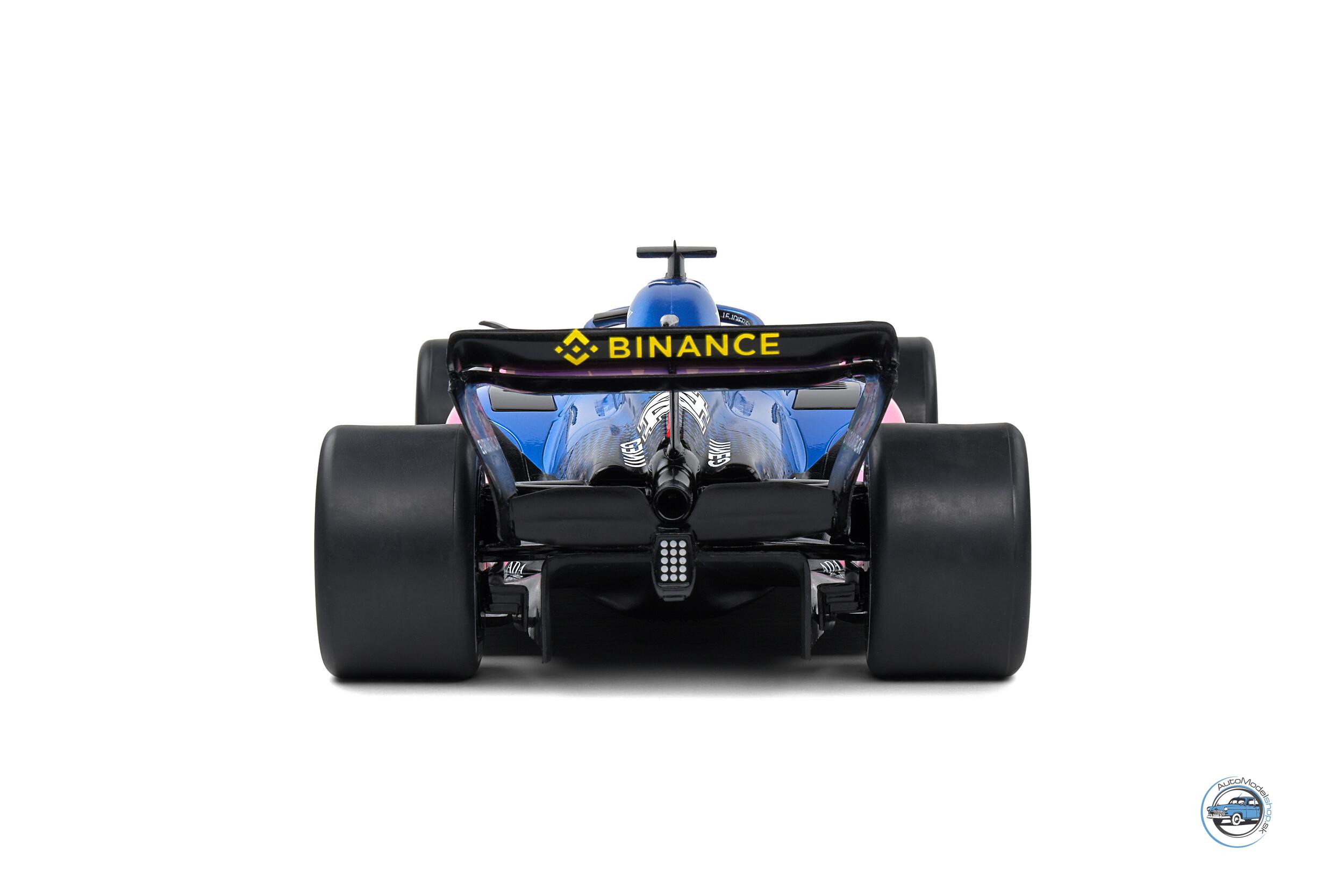 ALPINE F1 A522 TEAM ALPINE BWT #14 MONACO GP 2022 FERNANDO ALONSO - 1:18 SOLIDO - Image 3