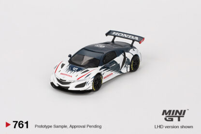 HONDA NSX GT3 EVO TEAM ALPHA TAURI N 0 RED BULL FORMULA NURBURGRING LHD 2023 YUKI TSUNODA - 1:64 MiniGT - Image 2