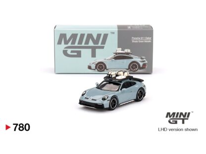 PORSCHE 911 992 DAKAR 3.0 COUPE WITH PACK ROOF ACCESSORIES 2023 - 1:64 MiniGT