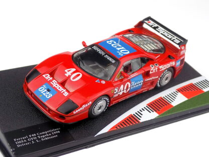 Ferrari F40 Competizione #40 IMSA GTO Topeka 1990 J. L. Schlesser - 1:43 Altaya