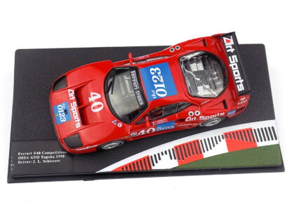 Ferrari F40 Competizione #40 IMSA GTO Topeka 1990 J. L. Schlesser - 1:43 Altaya - Image 3