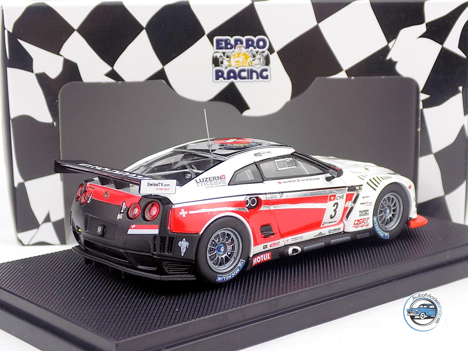 NISSAN GT-R GT1 2010 SWISS RACING TEAM - 1:43 EBBRO - Image 2