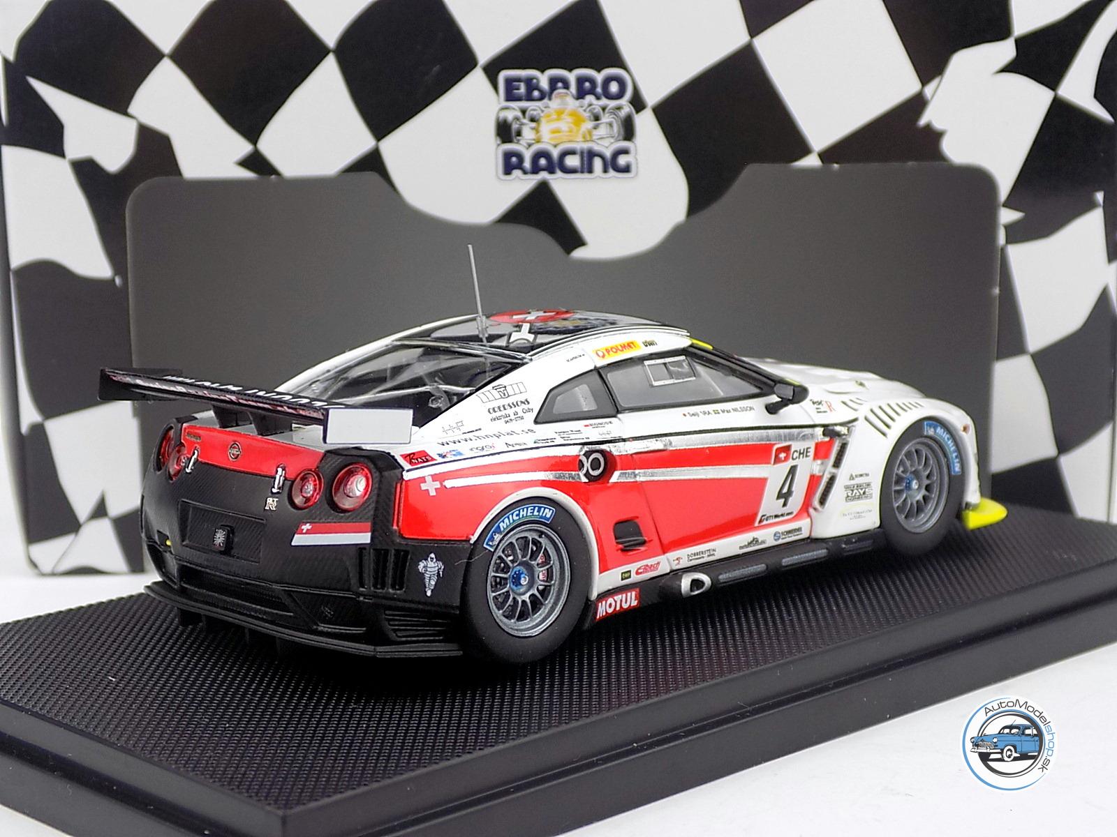 NISSAN GT-R GT1 2010 SWISS RACING REAM - 1:43 EBBRO - Image 2