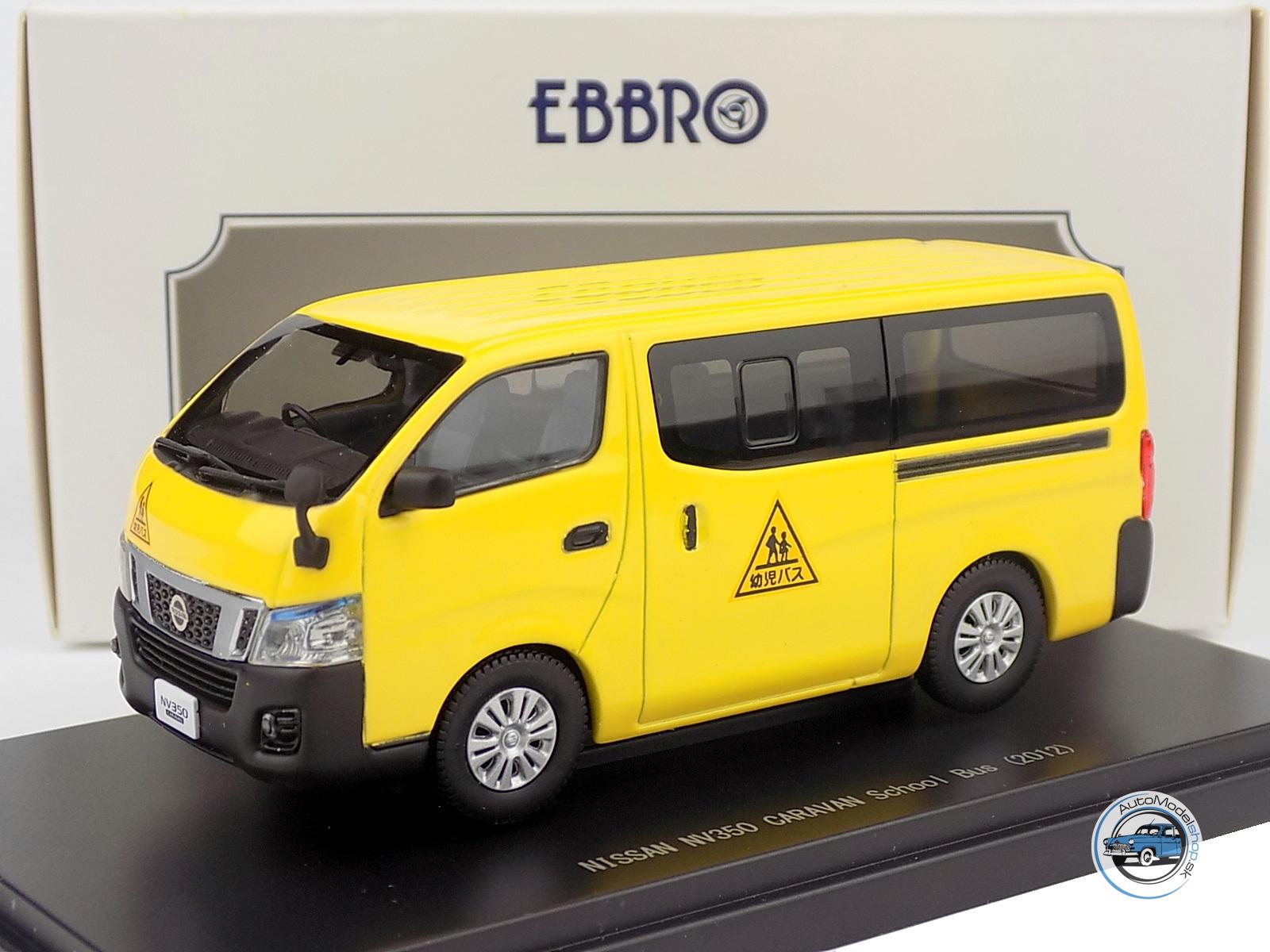 NISSAN NV350 CARAVAN ŠKOLSKÝ BUS 2012 - 1:43 EBBRO