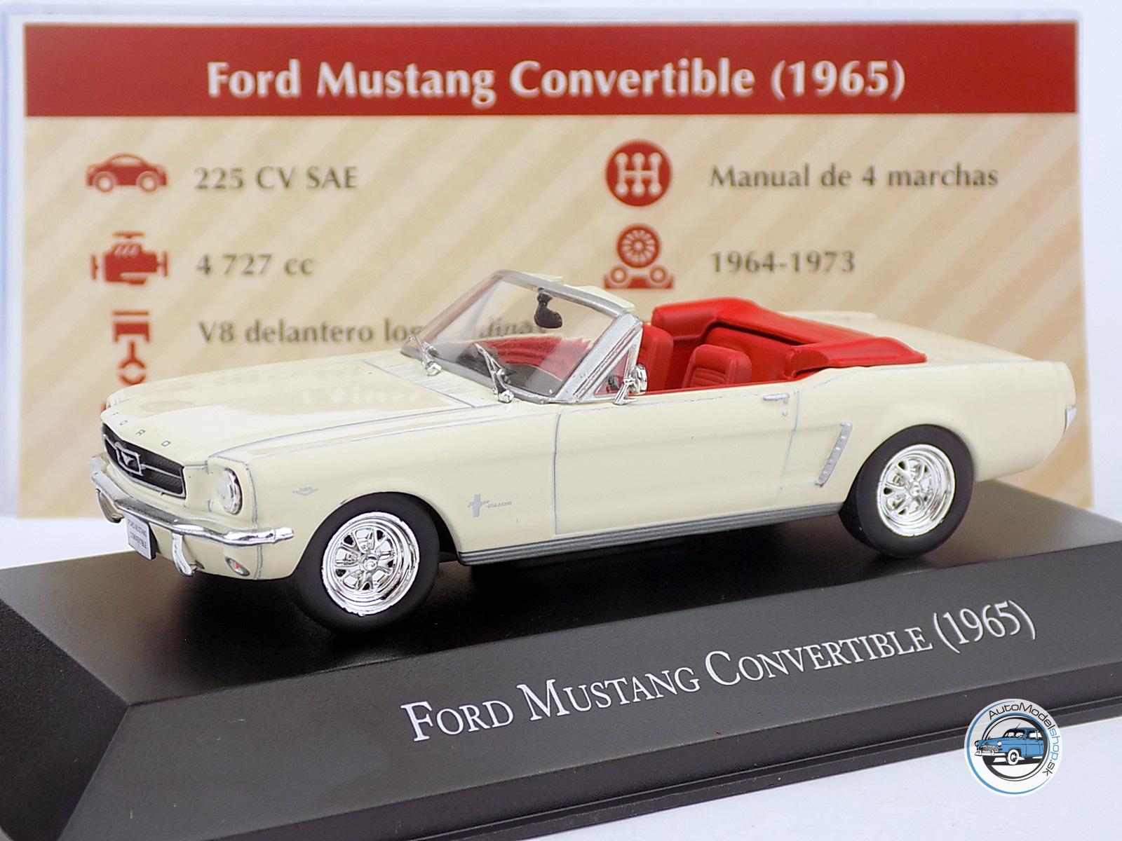 FORD MUSTANG CONVERTIBLE 1965 - 1:43 DeA