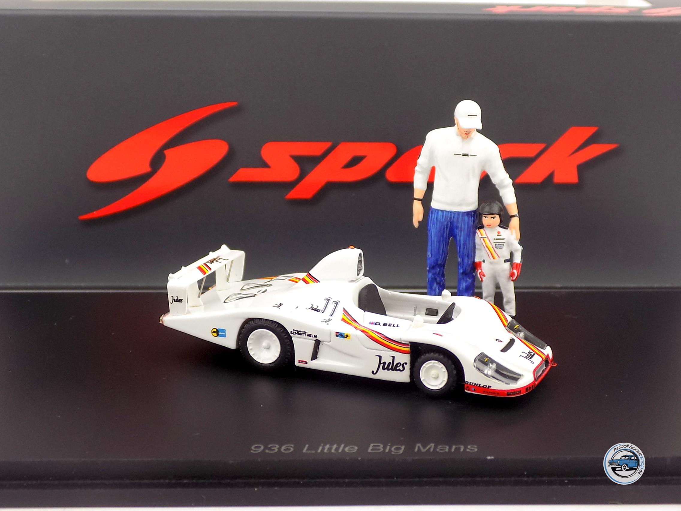 PORSCHE PEDAL AUTO - TYP 935 936/81 No.11 VÍŤAZ 24h LE MANS 1981 - MALÝ + VEĽKÝ MUŽ - 1:43 SPARK - Image 2