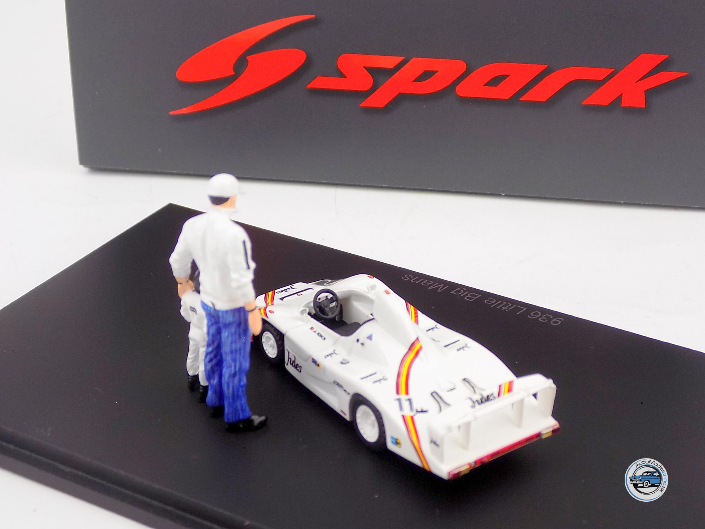 PORSCHE PEDAL AUTO - TYP 935 936/81 No.11 VÍŤAZ 24h LE MANS 1981 - MALÝ + VEĽKÝ MUŽ - 1:43 SPARK - Image 3
