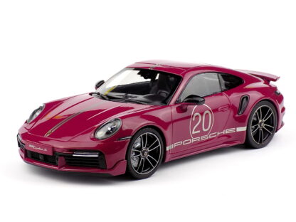 PORSCHE 911 992 TURBO S COUPE N 20 SPORT DESIGN 2021 - 1:18 MINICHAMPS - Image 2