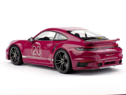 PORSCHE 911 992 TURBO S COUPE N 20 SPORT DESIGN 2021 - 1:18 MINICHAMPS - Image 3