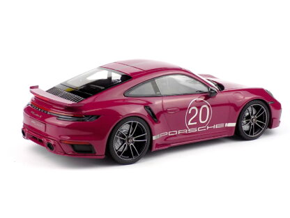 PORSCHE 911 992 TURBO S COUPE N 20 SPORT DESIGN 2021 - 1:18 MINICHAMPS - Image 4