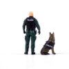 Policajný kynológ + služobný pes – Služobná kynologia PZ SR ( set figúrok ) 1:43 Typ 2 - Image 3