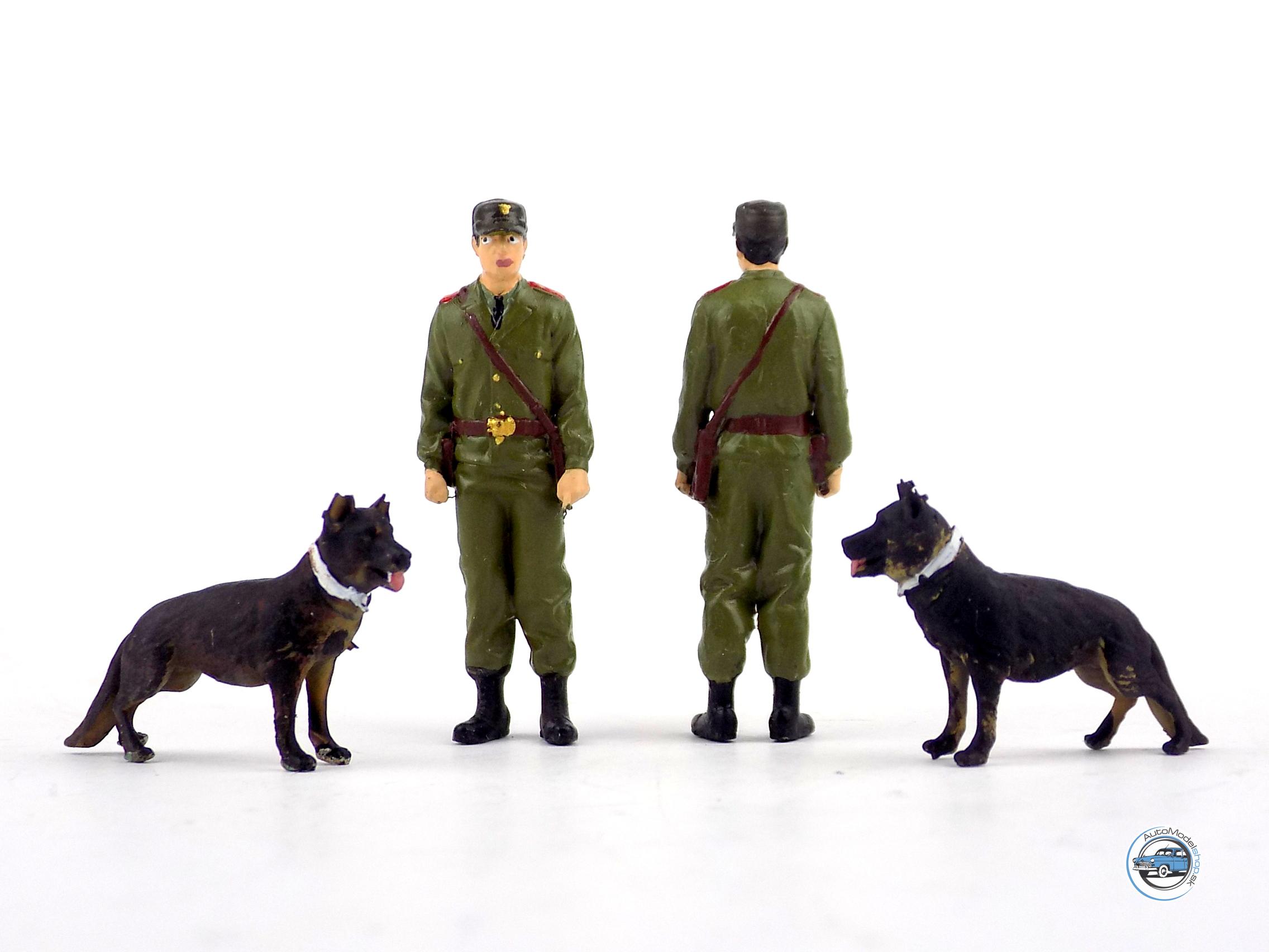 Figúrka príslušníka VB Kynológ + pes  – 1:43 - Image 2